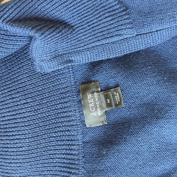JCrew full zip up sweater. 100% merino wool. - Picture 2 of 8